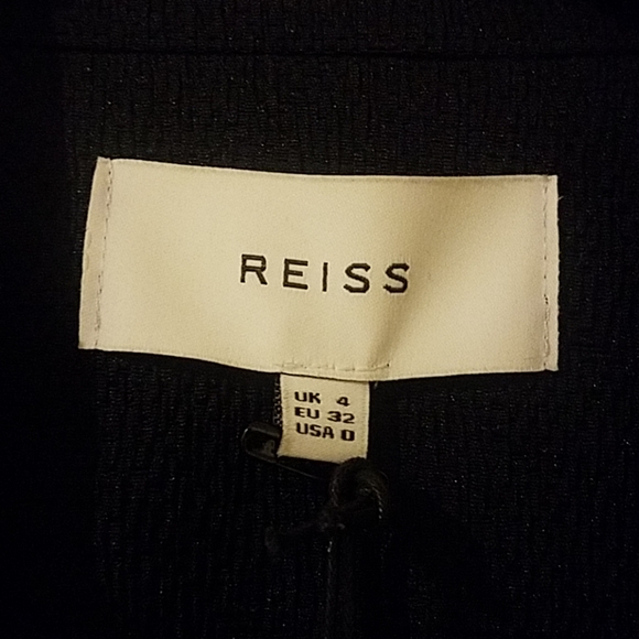 Reiss Rio Textured Blazer, Night Navy - Picture 6 of 6